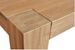Table basse carrée en bois de chêne naturel Nordo 90 cm - Photo n°3