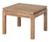 Table basse carrée en bois de chêne rustique Manky 80 cm - Photo n°1