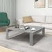 Table basse carrée en bois Luko 100 cm - Classique et intemporelle - Photo n°3