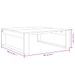 Table basse carrée en bois Luko 100 cm - Classique et intemporelle - Photo n°7