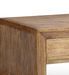 Table basse carrée en bois massif de Mindy naturel 1 tiroir Mazari 60 cm - Photo n°3