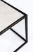 Table basse carrée en marbre blanc et noir Lafia - Lot de 2 - Photo n°4