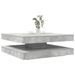 Table basse carrée rotative à 360 degrés Italo 90 cm – Moderne et pratique - Photo n°1