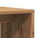 Table basse chêne artisanal 100x48x40 cm bois d'ingénierie - Photo n°8