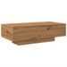 Table basse chêne artisanal 100x49,5x31 cm bois d'ingénierie - Photo n°7