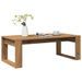 Table basse chêne artisanal 102x50x35 cm bois d'ingénierie - Photo n°1