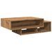 Table basse chêne artisanal 105x55x32 cm bois d'ingénierie - Photo n°6