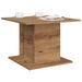 Table basse chêne artisanal 55,5x55,5x40 cm bois d'ingénierie - Photo n°1