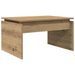 Table basse chêne artisanal 68x50x38 cm bois d'ingénierie - Photo n°2