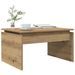 Table basse chêne artisanal 68x50x38 cm bois d'ingénierie - Photo n°3