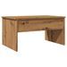 Table basse chêne artisanal 80x50,5x41,5 cm bois d'ingénierie - Photo n°2