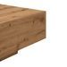 Table basse chêne artisanal 85x55x31 cm bois d'ingénierie - Photo n°7