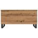 Table basse chêne artisanal 90x44,5x45 cm bois d'ingénierie - Photo n°4