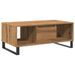 Table basse chêne artisanal 90x50x36,5 cm bois d'ingénierie - Photo n°2