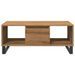 Table basse chêne artisanal 90x50x36,5 cm bois d'ingénierie - Photo n°4