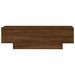 Table basse chêne marron 100x49,5x31 cm bois d'ingénierie - Photo n°4