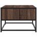 Table basse chêne marron 100x50x35cm bois d'ingénierie et métal - Photo n°6