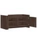 Table basse chêne marron 100x50x50 cm bois d'ingénierie - Photo n°7