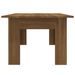 Table basse Chêne marron 100x60x42 cm Bois d'ingénierie - Photo n°6