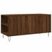 Table basse chêne marron 102x44,5x50 cm bois d'ingénierie - Photo n°8