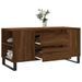 Table basse chêne marron 102x44,5x50 cm bois d'ingénierie - Photo n°4