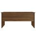 Table basse Chêne marron 102x50,5x46,5 cm Bois d'ingénierie - Photo n°6