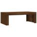 Table basse chêne marron 102x50x36 cm bois d'ingénierie - Photo n°1