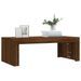 Table basse chêne marron 102x50x36 cm bois d'ingénierie - Photo n°3