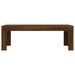 Table basse chêne marron 102x50x36 cm bois d'ingénierie - Photo n°4