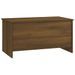 Table basse Chêne marron 102x55,5x52,5 cm Bois d'ingénierie - Photo n°3