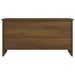 Table basse Chêne marron 102x55,5x52,5 cm Bois d'ingénierie - Photo n°4