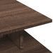 Table basse chêne marron 102x55x35 cm bois d'ingénierie - Photo n°7