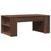 Table basse chêne marron 102x55x42 cm bois d'ingénierie - Photo n°2