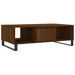 Table basse chêne marron 104x60x35 cm bois d'ingénierie - Photo n°1