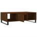 Table basse chêne marron 104x60x35 cm bois d'ingénierie - Photo n°6