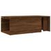 Table basse Chêne marron 150x50x35 cm Bois d'ingénierie - Photo n°6