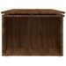 Table basse Chêne marron 150x50x35 cm Bois d'ingénierie - Photo n°9