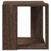 Table basse chêne marron 32x32x30 cm bois d'ingénierie - Photo n°4