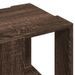 Table basse chêne marron 32x32x30 cm bois d'ingénierie - Photo n°7