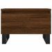 Table basse chêne marron 50x46x35 cm bois d'ingénierie - Photo n°5