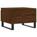 Table basse chêne marron 50x46x35 cm bois d'ingénierie - Photo n°8