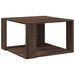 Table basse chêne marron 51,5x51,5x30 cm bois d'ingénierie - Photo n°2