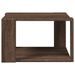 Table basse chêne marron 51,5x51,5x30 cm bois d'ingénierie - Photo n°5