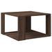 Table basse chêne marron 51,5x51,5x30 cm bois d'ingénierie - Photo n°6