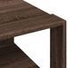 Table basse chêne marron 51,5x51,5x30 cm bois d'ingénierie - Photo n°7