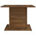 Table basse chêne marron 55,5x55,5x40 cm bois d'ingénierie - Photo n°6