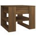 Table basse Chêne marron 55,5x55x45 cm Bois d'ingénierie - Photo n°1