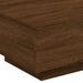 Table basse chêne marron 55x55x31 cm bois d'ingénierie - Photo n°8