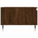 Table basse chêne marron 55x55x36,5 cm bois d'ingénierie - Photo n°7