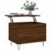 Table basse Chêne marron 60x44,5x45 cm Bois d'ingénierie - Photo n°3